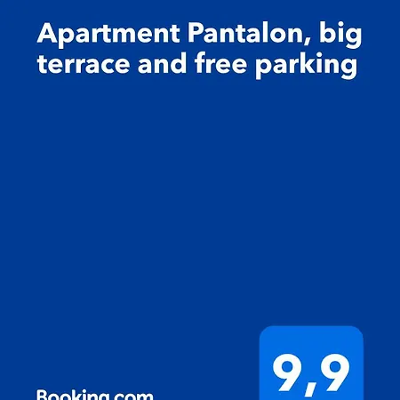 Διαμέρισμα Pantalon, Big Terrace And Free Parking Ζαντάρ